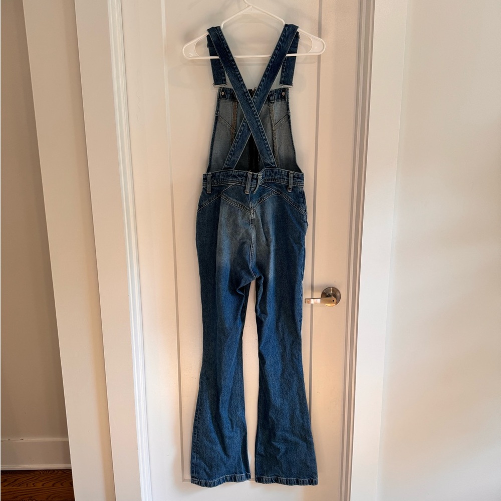 Free People Denim Jumpsuit